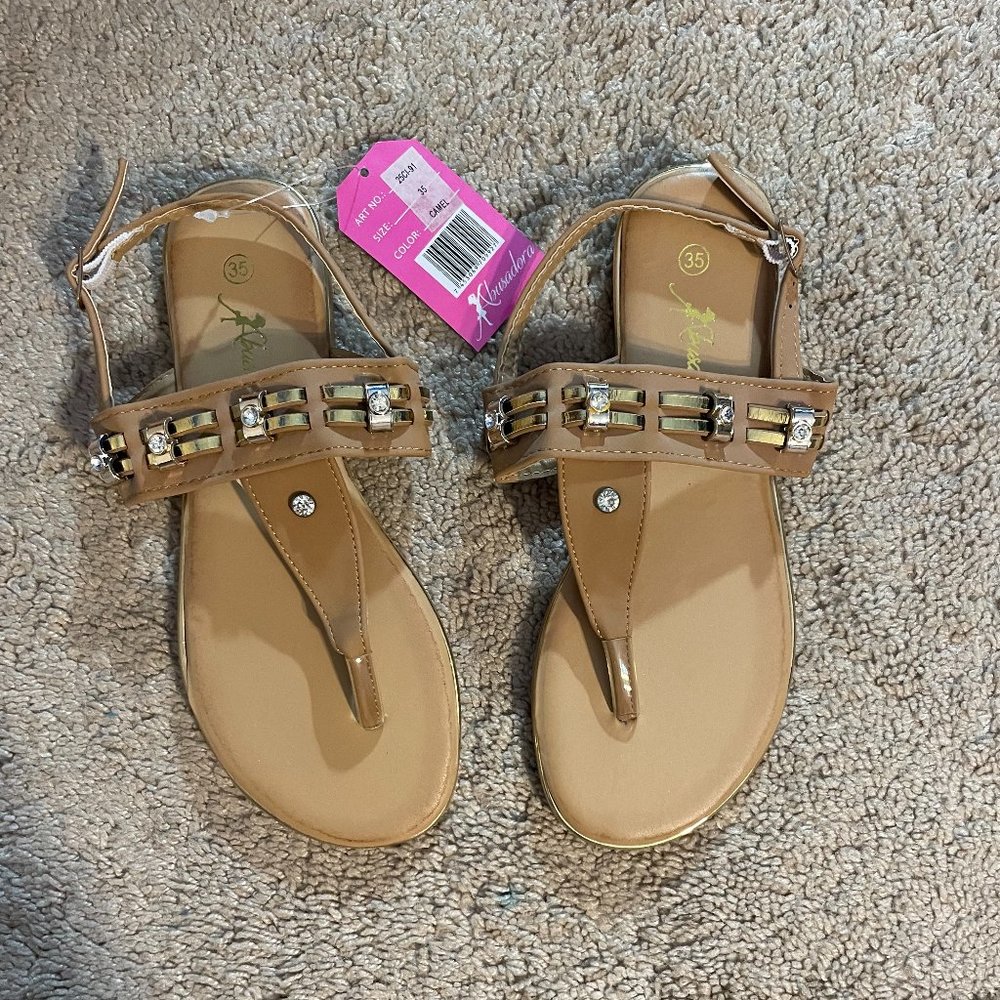 Beige sandals